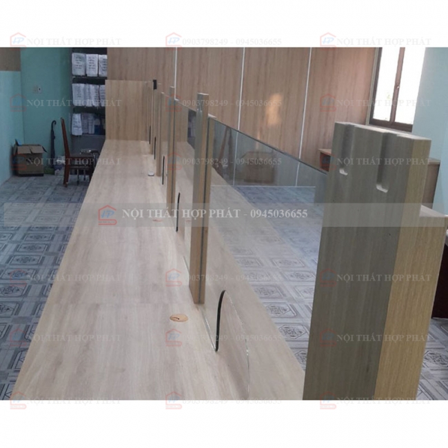 Quầy Lễ Tân Thấp QLTTG616 - Quầy Thu Ngân, Quầy Trung Tâm, Quầy Gỗ Công Nghiệp Hiện Đại
